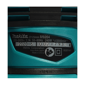 MAKITA รุ่น M9204B เครื่องขัดกระดาษทรายกลมสั่นสุ่ม 5 นิ้ว 240 วัตต์ - Image 7