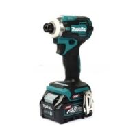 MAKITA รุ่น TD001GD101 สว่านไขควงกระแทกไร้สาย 40 โวลต์ 1/4 นิ้ว รวมแบตเตอรี่และแท่นชาร์จ