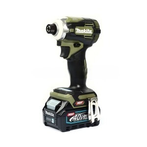 MAKITA รุ่น TD001GD105 สว่านไขควงกระแทกไร้สาย 40 โวลต์ 1/4 นิ้ว แรงบิดสูงสุด 220 นิวตันเมตร สีเขียว รวมแบตเตอรี่และแท่นชาร์จ