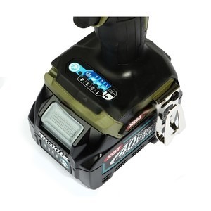 MAKITA รุ่น TD001GD105 สว่านไขควงกระแทกไร้สาย 40 โวลต์ 1/4 นิ้ว แรงบิดสูงสุด 220 นิวตันเมตร สีเขียว รวมแบตเตอรี่และแท่นชาร์จ - Image 4