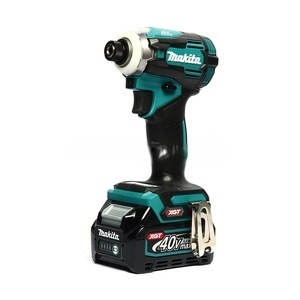 MAKITA รุ่น TD001GD201 สว่านไขควงกระแทกไร้สาย 40 โวลต์ 1/4 นิ้ว รวมแบตเตอรี่และแท่นชาร์จ