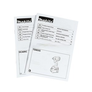 MAKITA รุ่น TD003GA101 สว่านไขควงกระแทกไร้สาย 40 โวลต์ รวมแบตเตอรี่และแท่นชาร์จ - Image 4