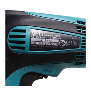 MAKITA รุ่น TD0100 ไขควงกระแทกไฟฟ้า กำลังไฟ 230 วัตต์ - Image 2