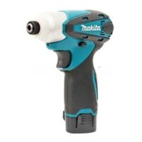 MAKITA รุ่น TD090DWE สว่านไขควงกระแทกไร้สาย 10.8 โวลต์ 1/4 นิ้ว รวมแบตเตอรี่และแท่นชาร์จ