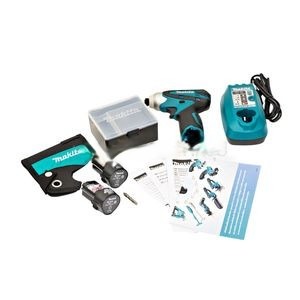 MAKITA รุ่น TD090DWE สว่านไขควงกระแทกไร้สาย 10.8 โวลต์ 1/4 นิ้ว รวมแบตเตอรี่และแท่นชาร์จ - Image 8