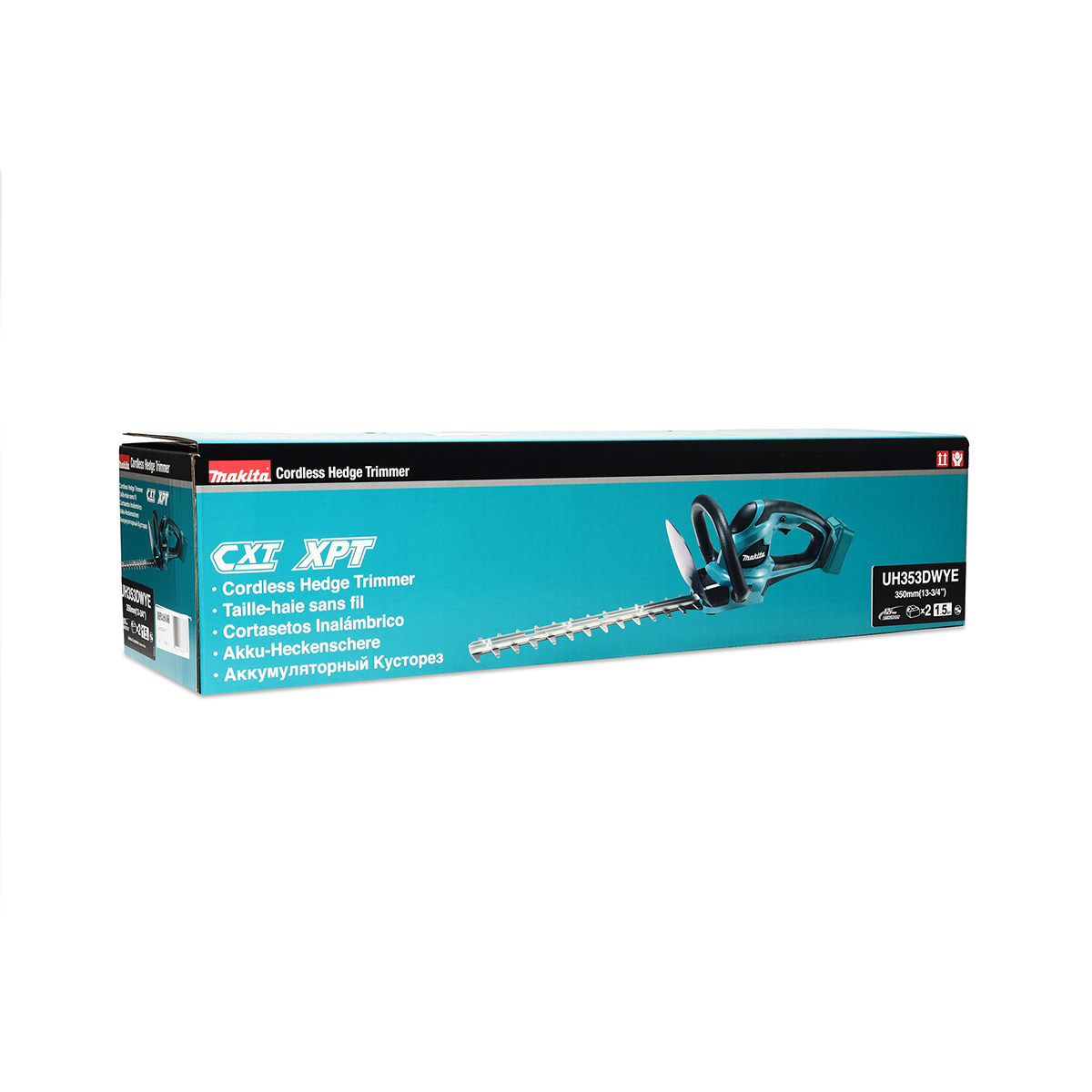 MAKITA เครื่องเล็มพุ่มไร้สาย 12 โวลต์ ความยาวใบมีด 350 มม. รุ่น UH353DWYE - Image 5