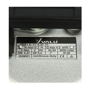 VALU ปั๊มแช่ ปั๊มไดโว่ ปั๊มจุ่ม รุ่น QDX1.5-17-0.37 - Image 4