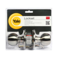 YALE ลูกบิดทั่วไปหัวกลม 75มม.สีสแตนเลส รุ่น VCA5227