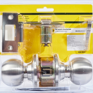 YALE ลูกบิดประตูห้องทั่วไป หัวกลม จานเล็ก 5140 รุ่น EKN-VCA5147US32D - Image 3
