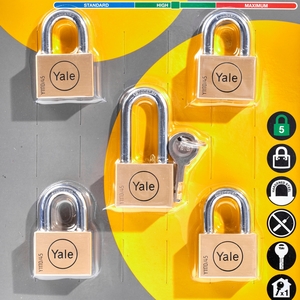YALE คีย์อะไลย์45มม คอสั้น4ตัว/45มม คอยาว1ตัว - Image 2