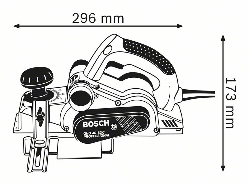 BOSCH รุ่น GHO 40-82 C กบไฟฟ้า - Image 2