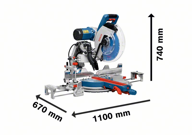 BOSCH รุ่น GCM 12 GDL แท่นตัดองศา - Image 2