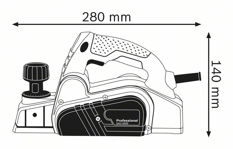 BOSCH รุ่น GHO 6500 กบไฟฟ้า - Image 5