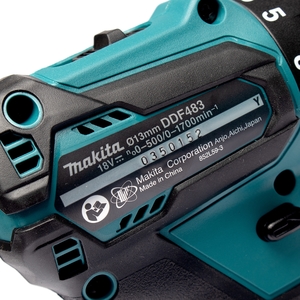 MAKITA ชุดสว่านไขควงไร้สาย 18 โวลต์ รุ่น DDF483RFE - Image 7