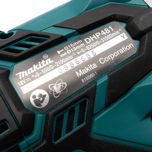MAKITA สว่านไร้สายกระแทก 18 โวลต์ รุ่น DHP481Z - Image 6