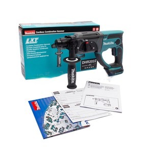 MAKITA รุ่น DHR-202Z สว่านโรตารี่ไร้สาย 18 โวลต์ ขนาด 20 มม. ไม่รวมแบตเตอรี่-แท่นชาร์จ