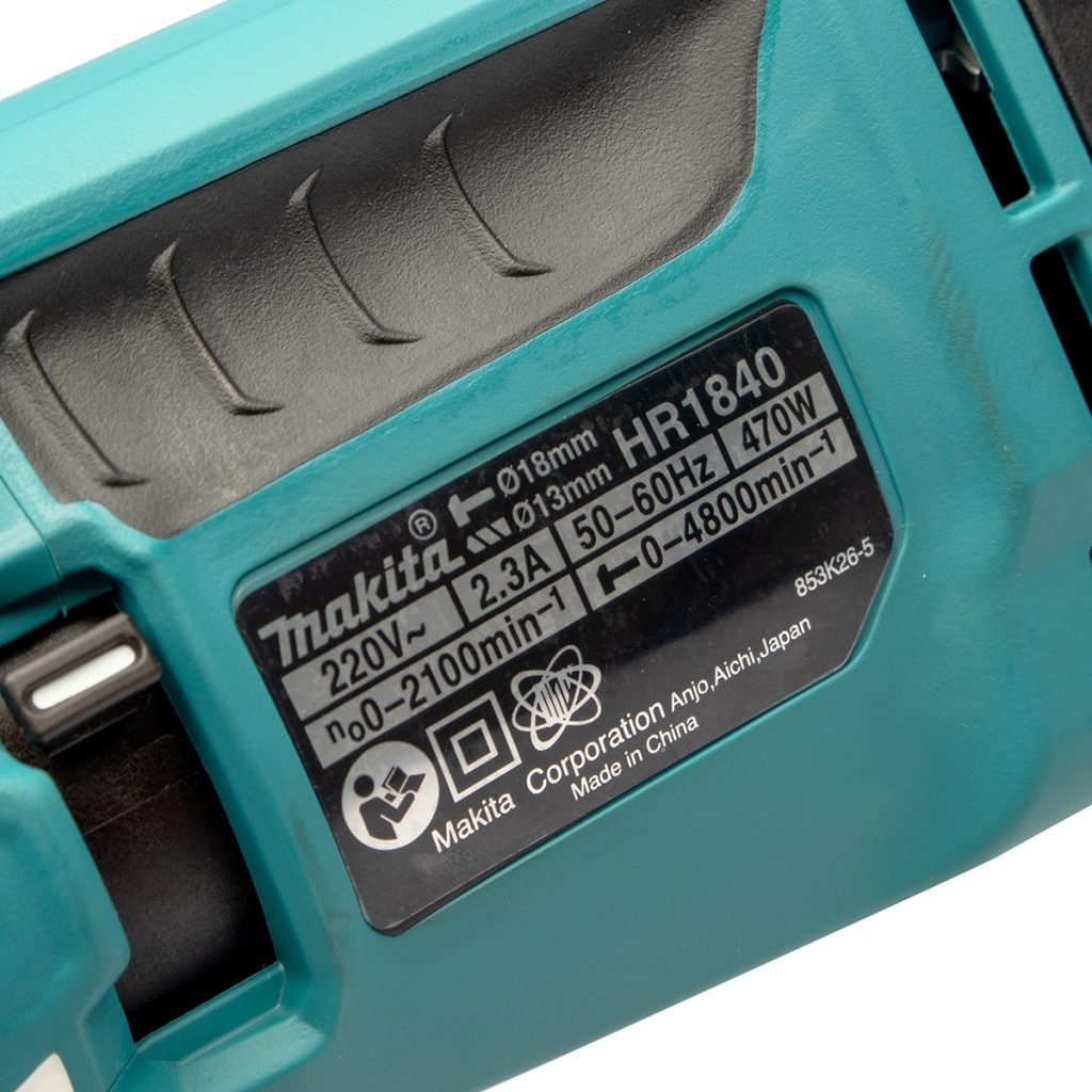 MAKITA รุ่น HR-1840 สว่านโรตารี่ไฟฟ้า 18 มม. 470 วัตต์ - Image 3