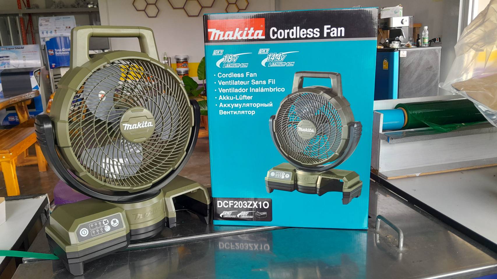 MAKITA รุ่น DCF203ZX1O พัดลมไร้สาย 18 โวลต์ ขนาด 9 นิ้ว (ไม่รวมแบตเตอรี่-แท่นชาร์จ) - Image 3