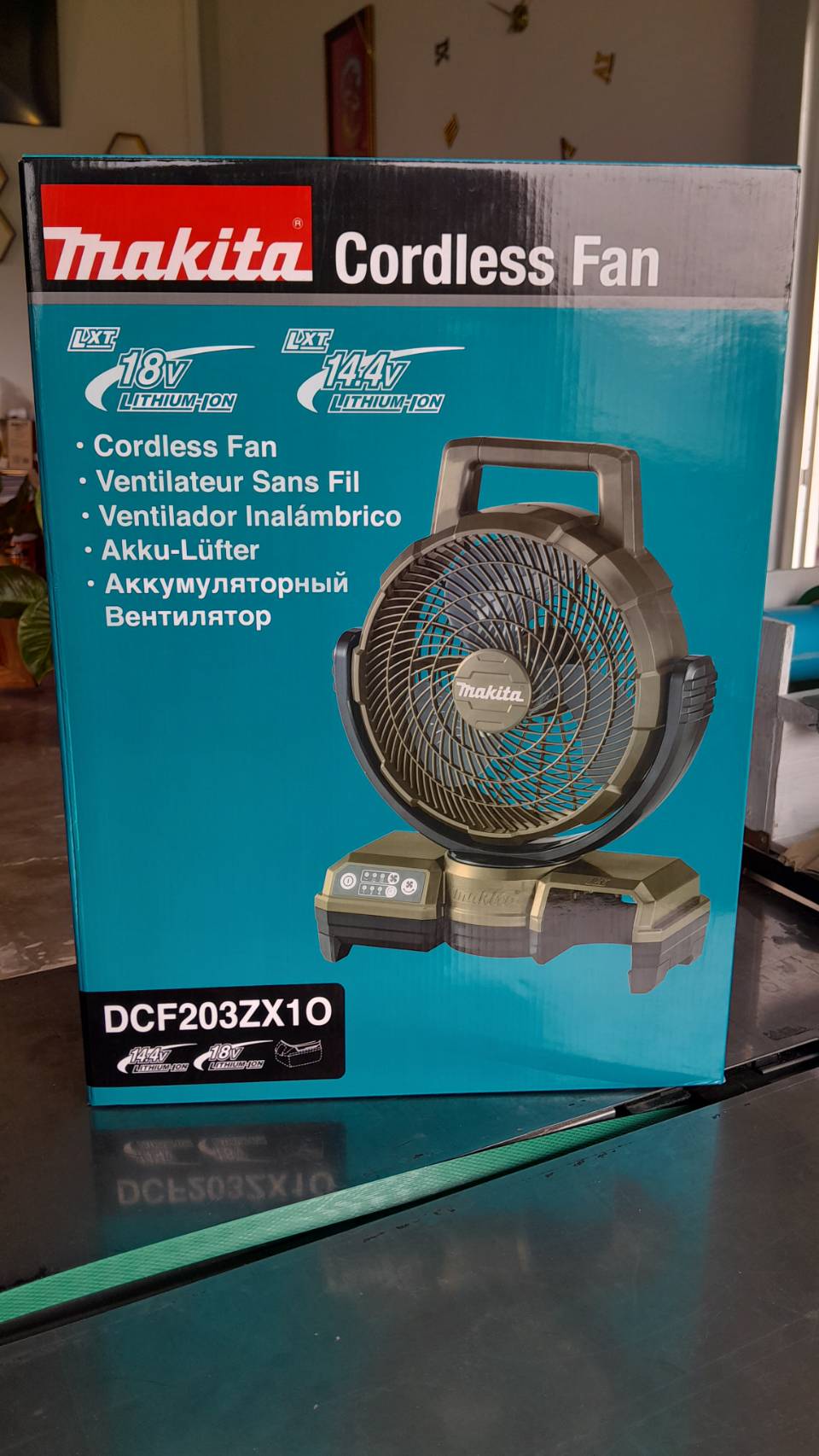 MAKITA รุ่น DCF203ZX1O พัดลมไร้สาย 18 โวลต์ ขนาด 9 นิ้ว (ไม่รวมแบตเตอรี่-แท่นชาร์จ) - Image 6