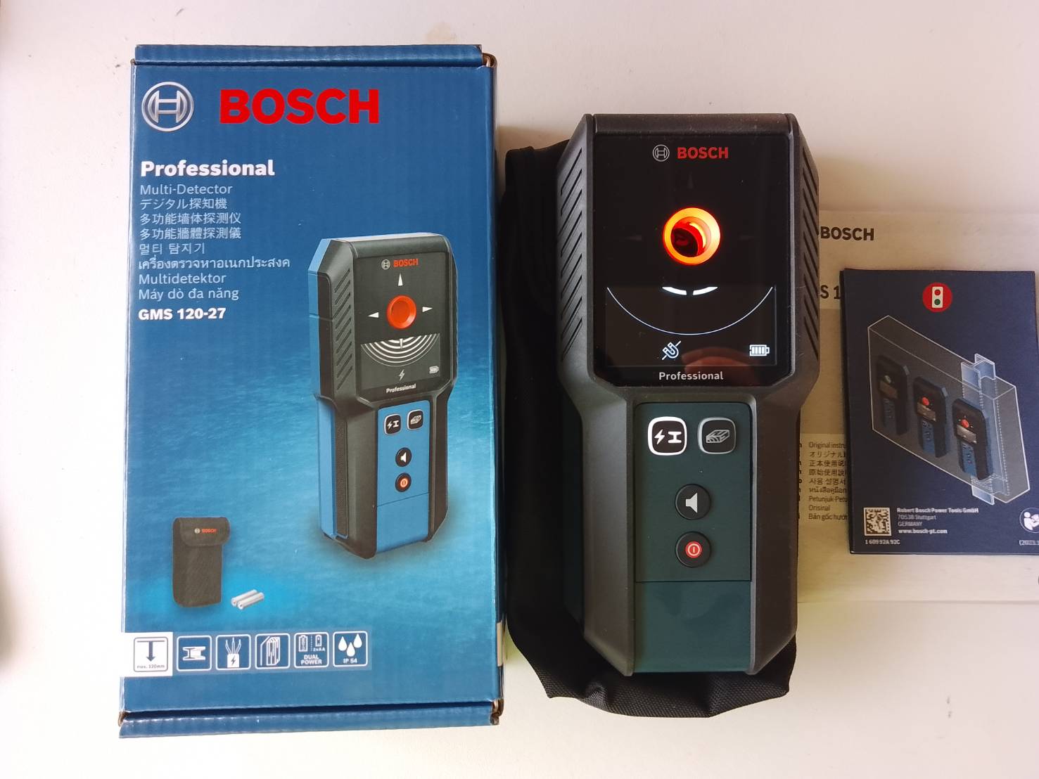 BOSCH รุ่น GMS 120-27 เครื่องสแกนผนังและตรวจหาวัตถุ - Image 8