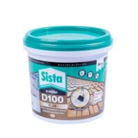 SISTA อะคริลิคกันน้ำรั่วซึม รุ่น D100-1A ยาแนว สีขาว ขนาด 1 กก.