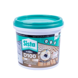 SISTA อะคริลิคกันน้ำรั่วซึม รุ่น D100-1A ยาแนว สีขาว ขนาด 1 กก.