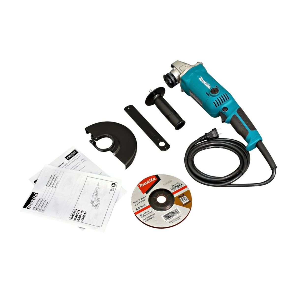 MAKITA รุ่น GA-6010 เครื่องเจียรไฟฟ้า ขนาด 6 นิ้ว กำลังไฟ 1,050 วัตต์ - Image 5