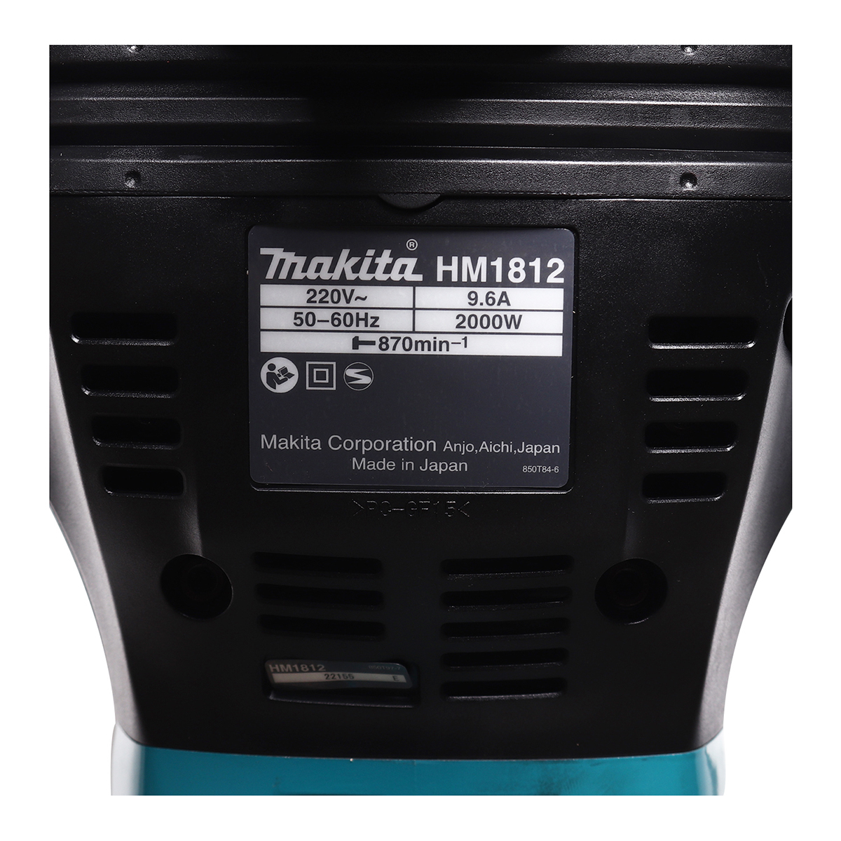 MAKITA รุ่น HM-1812 เครื่องสกัดคอนกรีตไฟฟ้า 72.8 จูล ขนาด 28.6 มม. (1-1/8 นิ้ว) กำลังไฟ 2,000 วัตต์ - Image 4