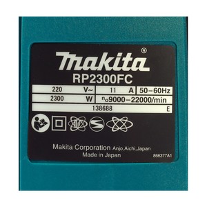 MAKITA รุ่น RP2300FC05 เครื่องเร้าเตอร์ ขนาด 1/2 นิ้ว (12 มม.) กำลังไฟ 2,300 วัตต์ - Image 8