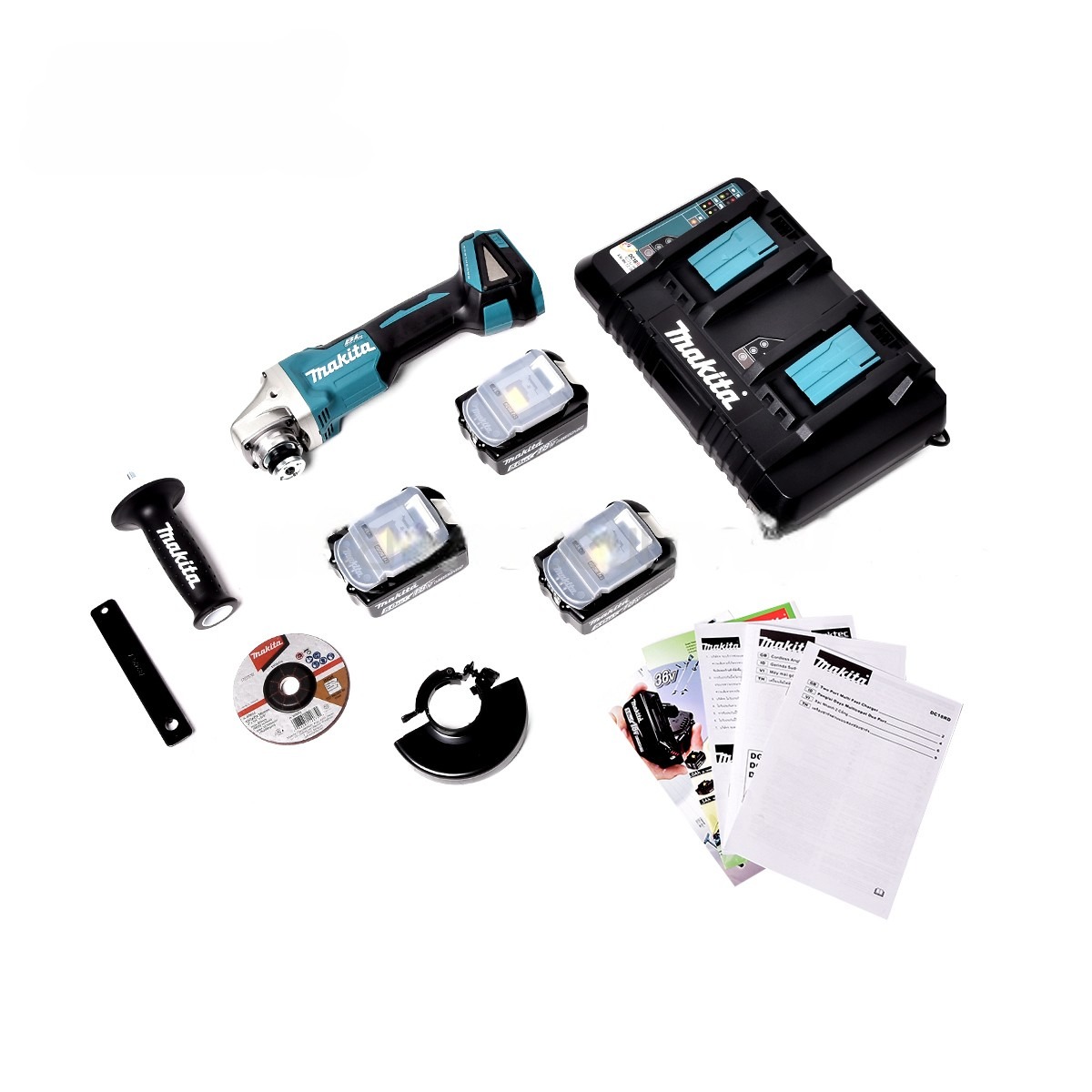 MAKITA MKP4PT1831 ชุดแบต BL1850B X3+แท่นDUO+DGA - Image 4