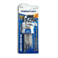 MARATHON ชุดประแจแอลหกเหลี่ยม หัวบอล ก้านยาว 9 ชิ้น