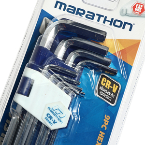 MARATHON ชุดประแจแอลหกเหลี่ยม หัวบอล ก้านยาวพิเศษ 9 ชิ้น - Image 2