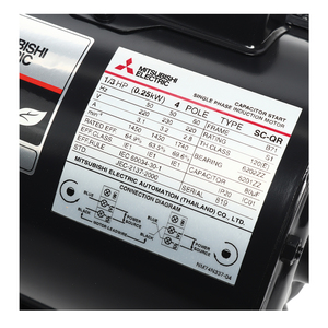 MITSUBISHI มอเตอร์ รุ่น SC-QR กำลัง 1/3 แรงม้า - Image 3