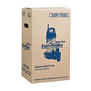MITSUBISHI ปั๊มแช่แสตนเลส 3"(1 HP) 2สายรุ่น SSP-755S - Image 5