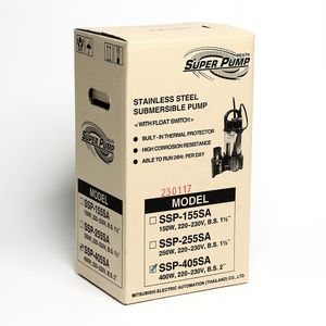 MITSUBISHI ปั๊มแช่แสตนเลสแบบลูกลอย 2" รุ่น SSP-405SA - Image 5