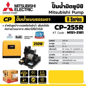 MITSUBISHI ปั๊มน้ำธรรมดา รุ่น CP-255R - Image 5