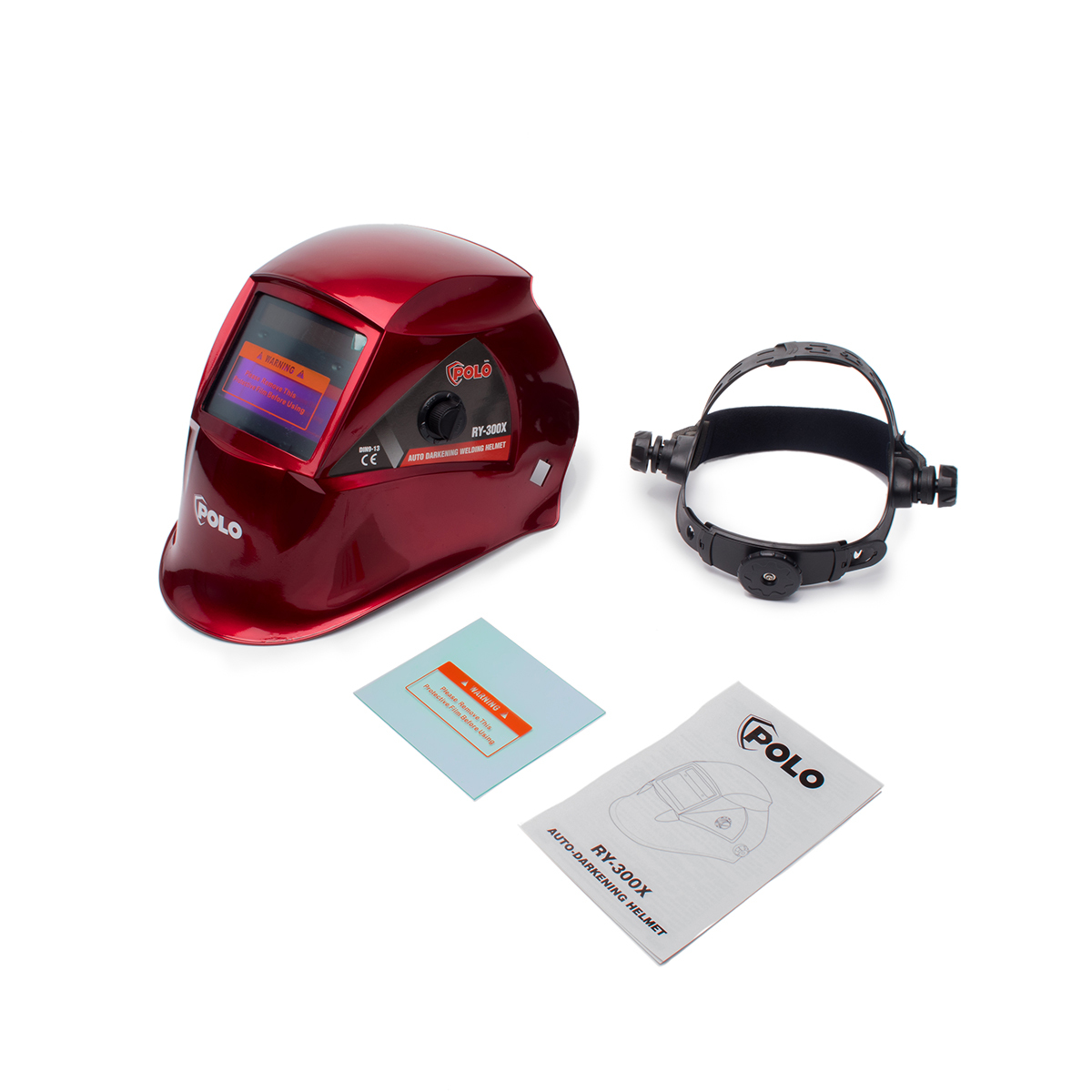 POLO RY-300X หน้ากากปรับแสงอัตโนมัติ สีแดง - Image 6