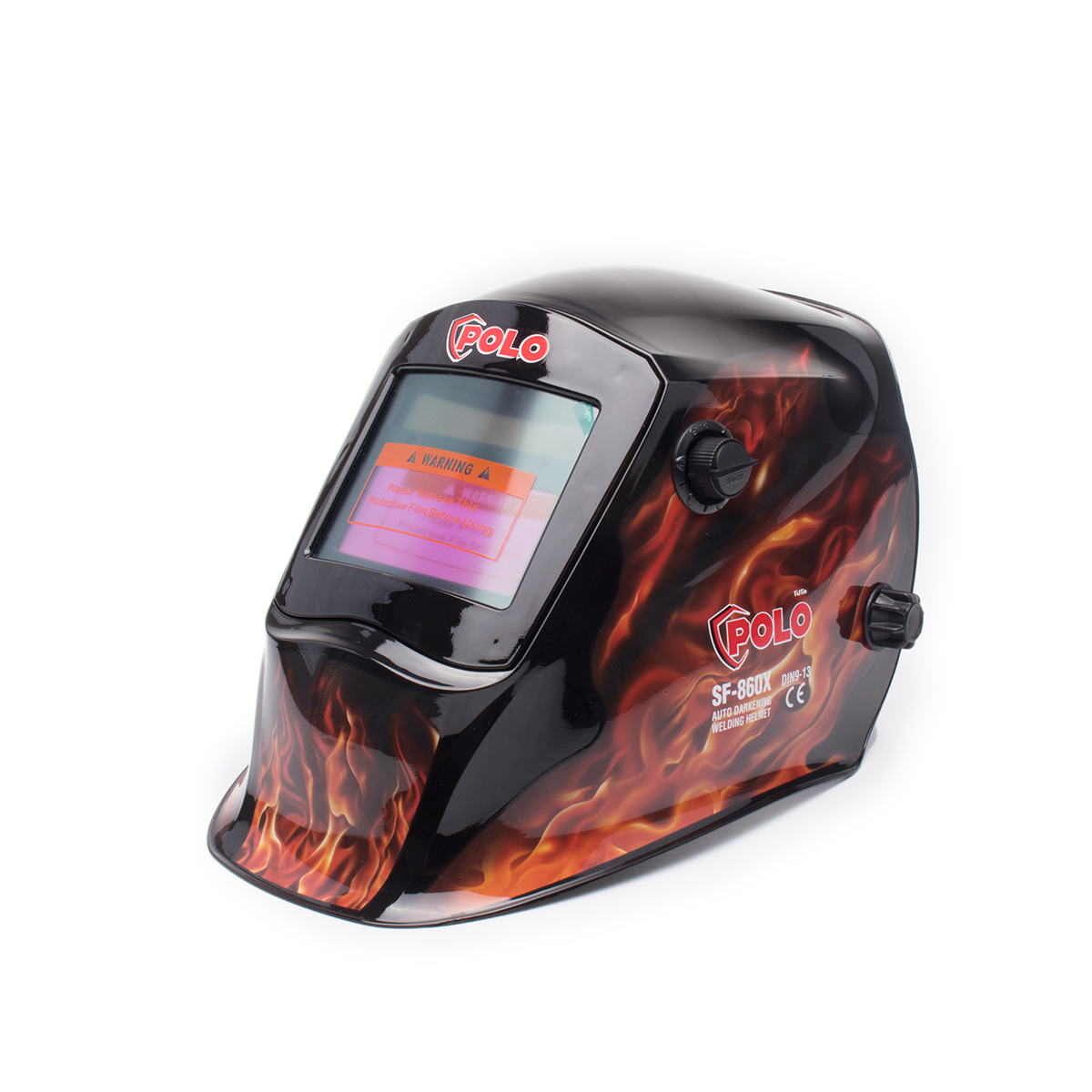 POLO SF-860X หน้ากากปรับแสงอัตโนมัติ ลายไฟ