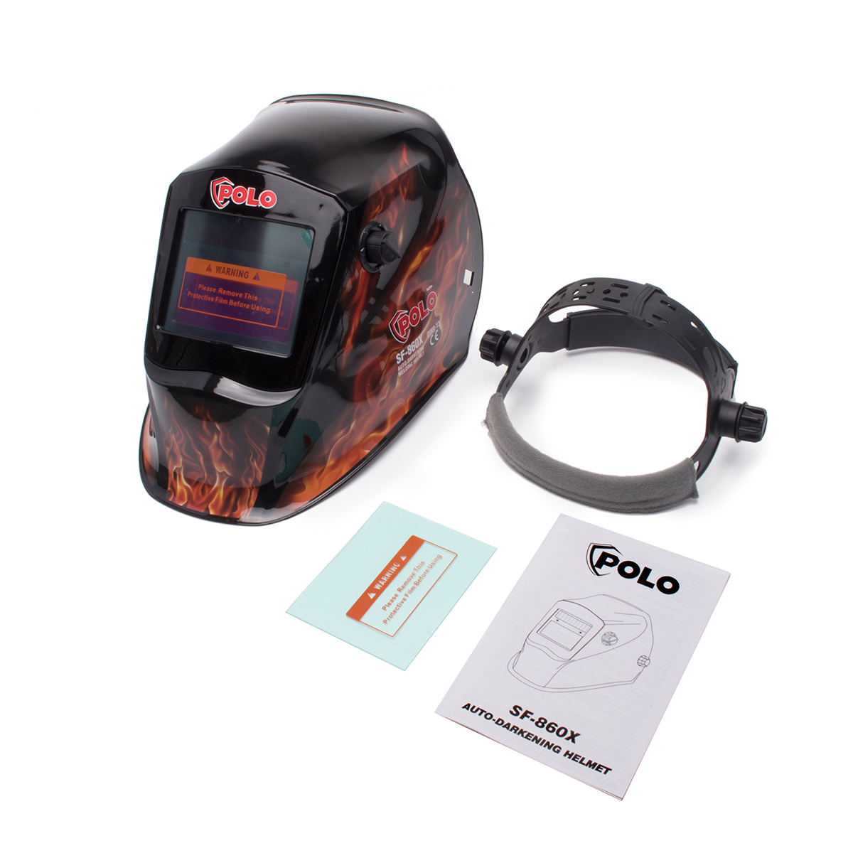 POLO SF-860X หน้ากากปรับแสงอัตโนมัติ ลายไฟ - Image 6