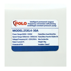 POLO ปั๊มน้ำอินเวอร์เตอร์ 500-1200W รุ่น 25XL4-30A - Image 4