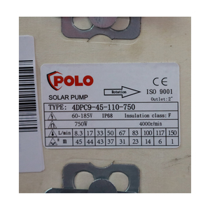 POLO ปั๊มบาดาล โซล่าเซลล์ DC 4 นิ้ว รุ่น 4DPC9-45-110-750 - Image 2