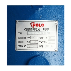 POLO ปั๊มเพลาลอย 380V รุ่น EA150/32 - Image 5