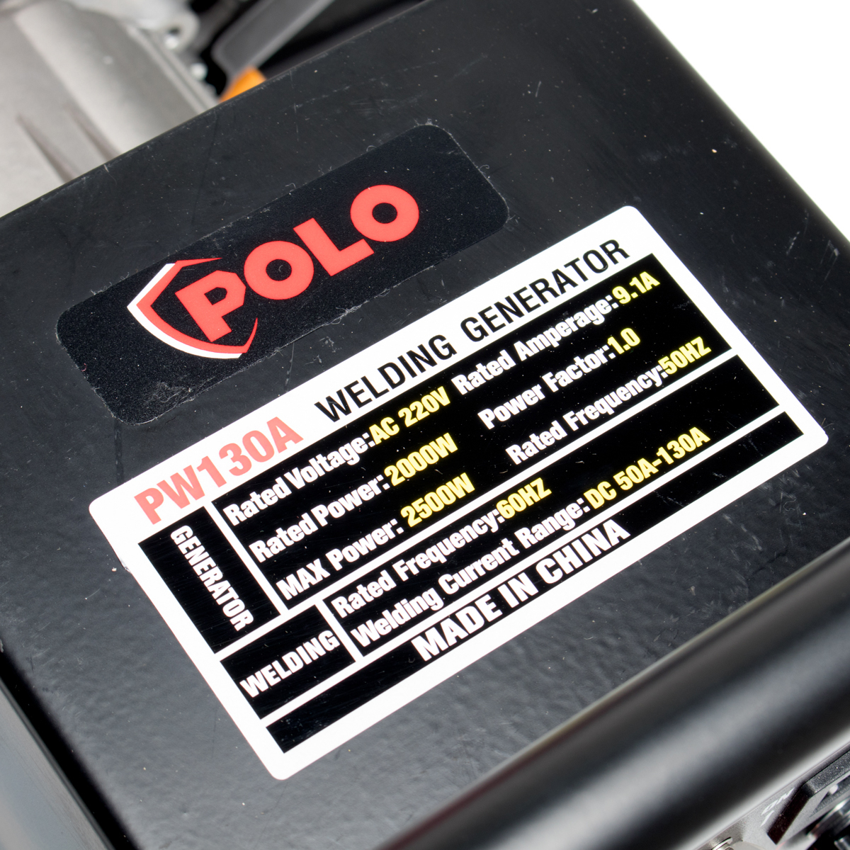 POLO รุ่น PW130A เครื่องปั่นไฟเชื่อม 2.5 กิโลวัตต์ - Image 6
