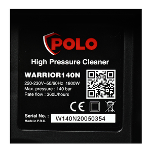 POLO เครื่องฉีดน้ำแรงดันสูง รุ่น WARRIOR-140N - Image 5