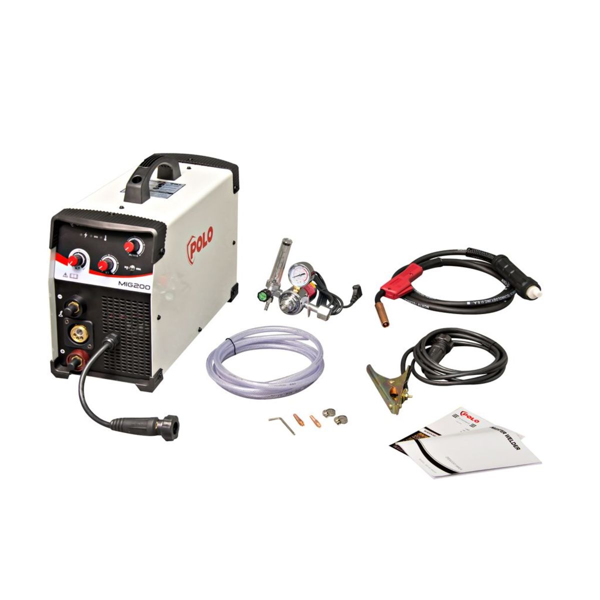 POLO เครื่องเชื่อม MIG กระแสไฟเชื่อม MMA 10-160 แอมป์ / MIG 30-200 แอมป์ รุ่น MIG200 - Image 10