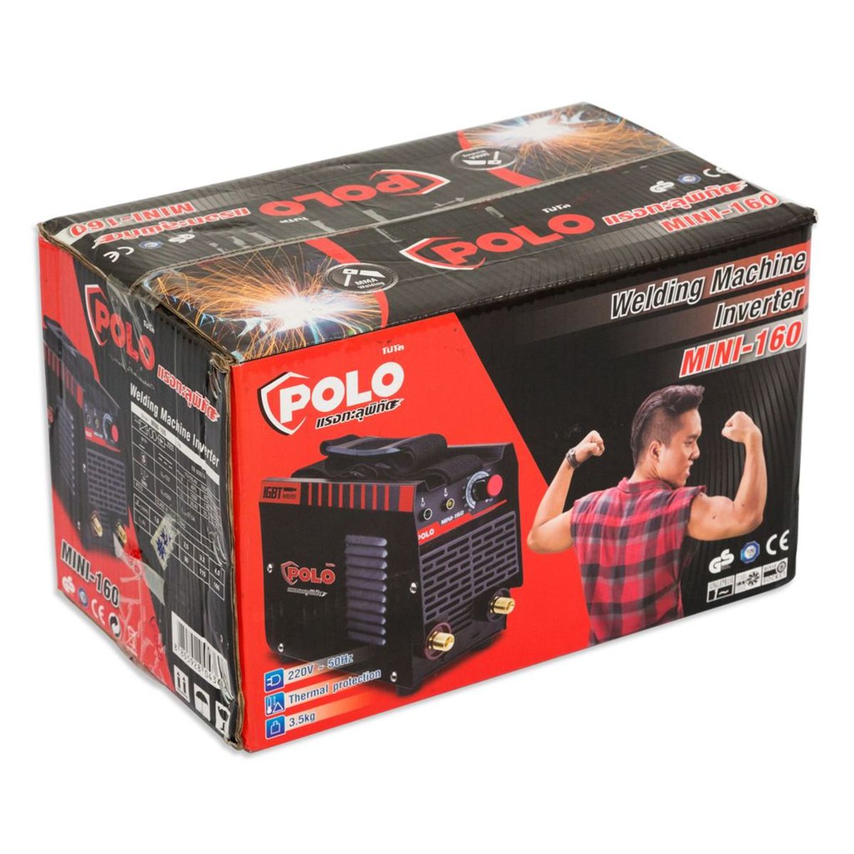 POLO เครื่องเชื่อม ARC MMA Inverter กระแสไฟเชื่อม 10-160 แอมป์ รุ่น MINI160 - Image 4