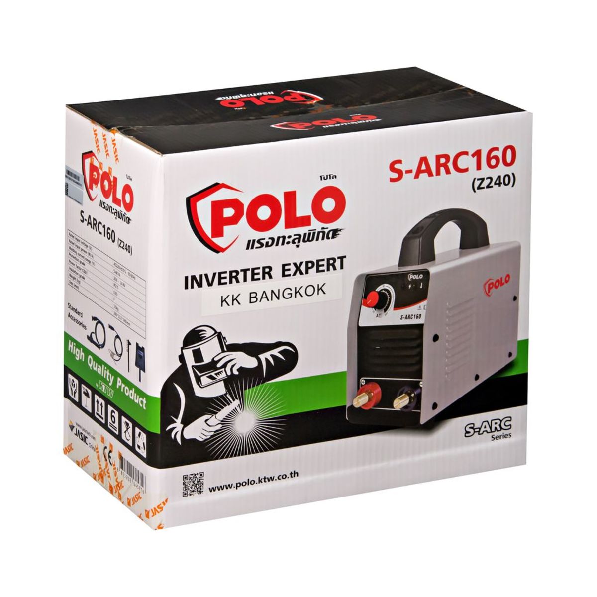 POLO เครื่องเชื่อม ARC MMA Inverter กระแสไฟเชื่อม 10 - 120 แอมป์รุ่น SARC160 - Image 5