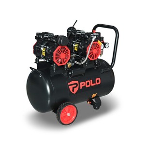 POLO ปั๊มลมออยล์ฟรี 2 หัวปั๊ม รุ่น D5502-50 ถัง 50L 1.5HP แรงลม 8B - Image 3