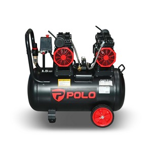 POLO ปั๊มลมออยล์ฟรี 2 หัวปั๊ม รุ่น D5502-50 ถัง 50L 1.5HP แรงลม 8B - Image 2