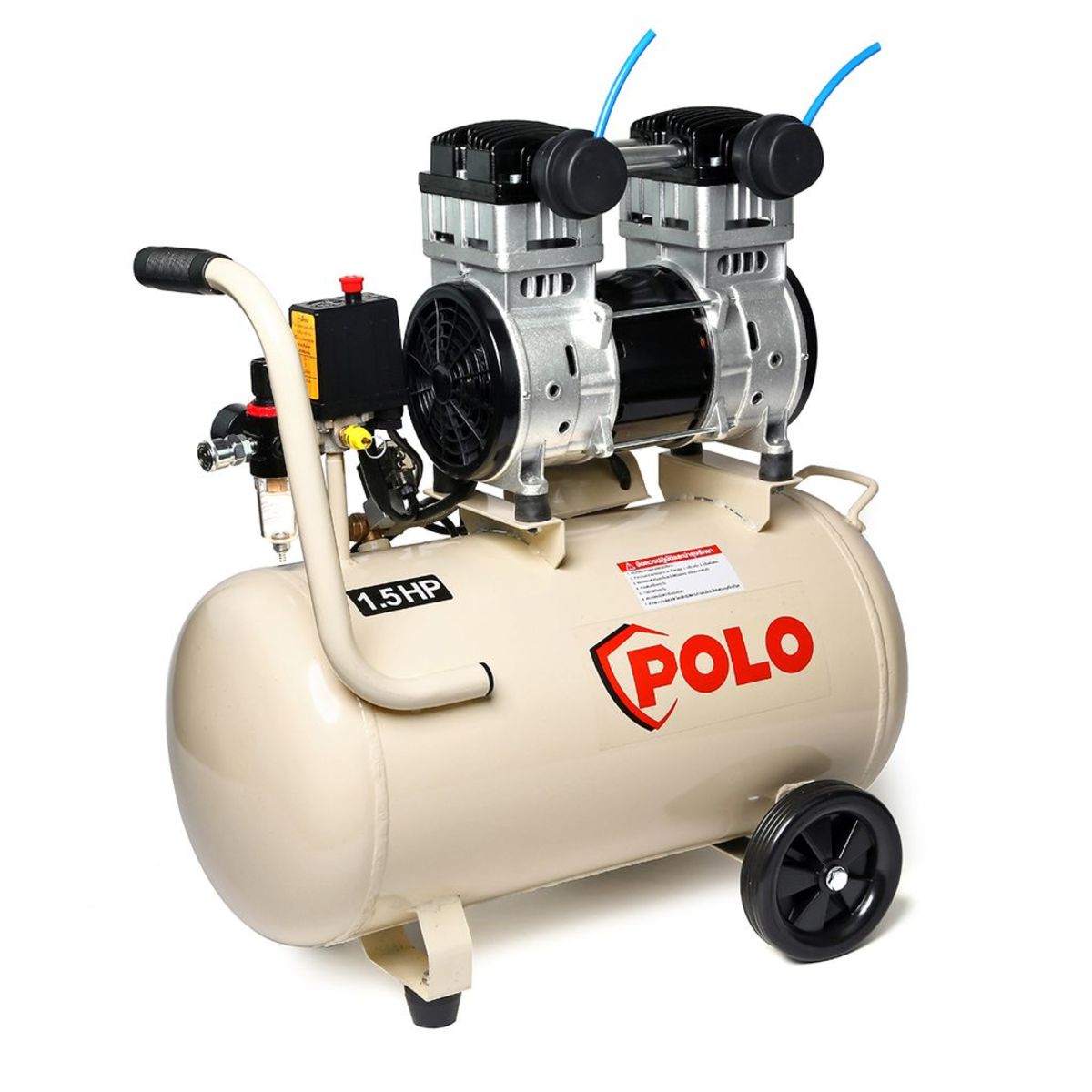 POLO ปั๊มลมออยล์ฟรี รุ่น OFS11001-50 ถัง 50L 1.5HP แรงลม 8B - Image 2